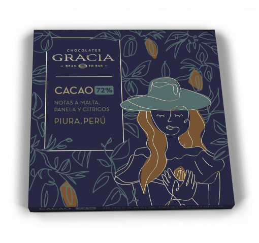 Barra 72% Cacao - Chocolates Gracia